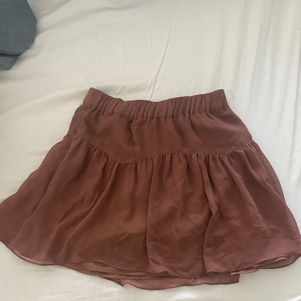 Bcbgeneration xxs almond color flowy skirt